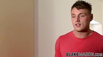 British gay jocks Henry Samson and Tyler Hirst enjoy blowjob