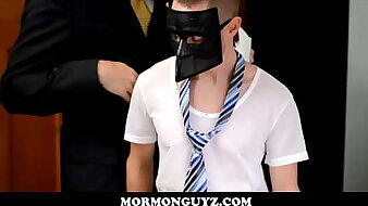 Masked Mormon Boy Fucked By Stranger